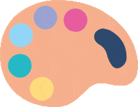 hojas_col cool rainbow color photo Sticker