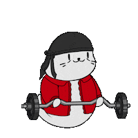 Work Out Fun Sticker by Sappy Seals Community