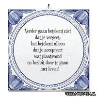 Hoop Rust Sticker by Tegelspreuken.nl