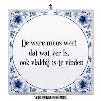 Reflectie Verandering Sticker by Tegelspreuken.nl