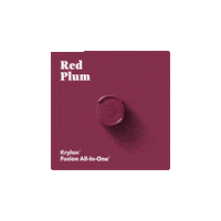 Spray Paint Red Plum Sticker by Krylon Brand