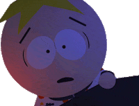 Scared Butters Sticker by South Park