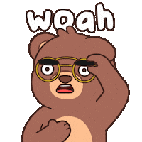 No Way Wow Sticker by BEARISH