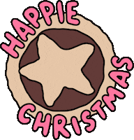 Happy Christmas Sticker by Poppy Deyes