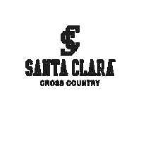Scu Cross Country Sticker by Santa Clara Broncos