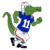 Football Orange Sticker by University of Florida