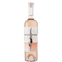 Pink Rose Sticker by Hampton Water Wine Co.