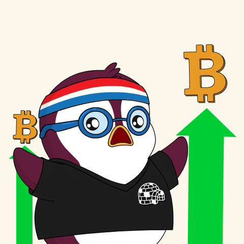 Crypto Bitcoin GIF by Pudgy Penguins