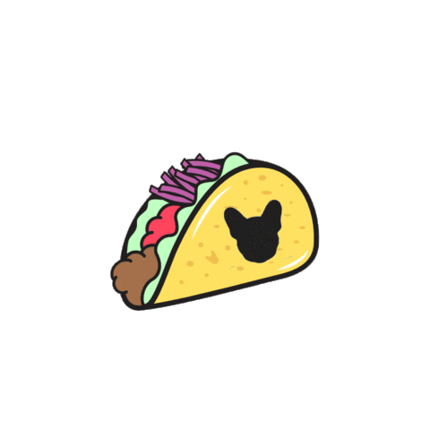 Mexican Food Fiesta Sticker by frenchiepetsupply