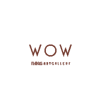 florisartgallery art wow gallery contemporaryart Sticker