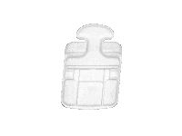 OCOrthodontics oc braces bracket clear braces Sticker