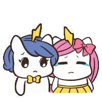Sad Cry Sticker by Brave Unicorn