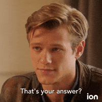That's Your Answer
