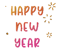 New Year Fireworks Sticker