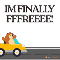 Road Trip Freedom Sticker by WorkBeaver