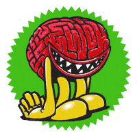 Sticker Brains Sticker by THE GIMME PROJECT