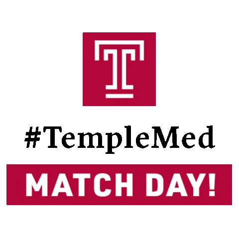 Match Day Sticker by Temple Med School