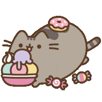 Hungry Ice Cream Sticker by Pusheen