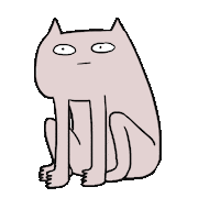 Happy Cat Sticker by Tahilalats