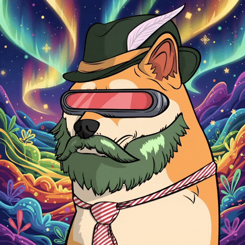 Shiba Inu Illustration GIF by Doge Pound