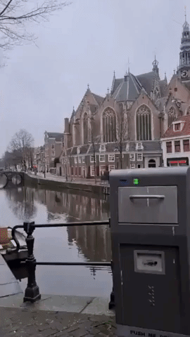 Amsterdam Streets Quiet as Netherlands Goes Into Lockdown