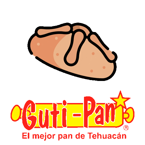 Gutipan giphyupload pan pan de muerto hojaldra Sticker