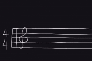 Music Score Dancing GIF by Barbara Pozzi