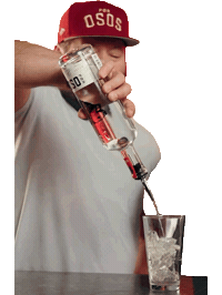 Vodka Drinking Sticker by YMH Studios