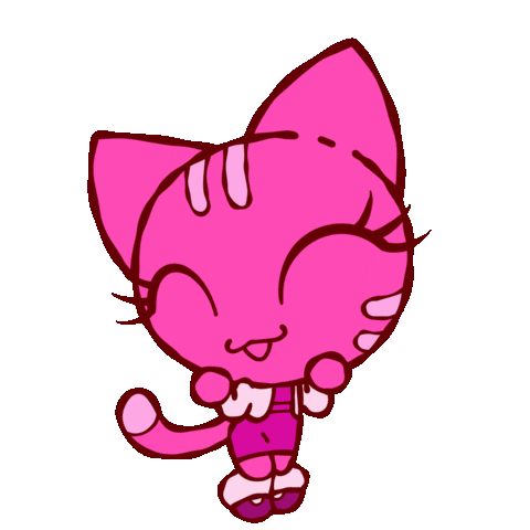 EggbugStudio dance cat kawaii kwaii Sticker