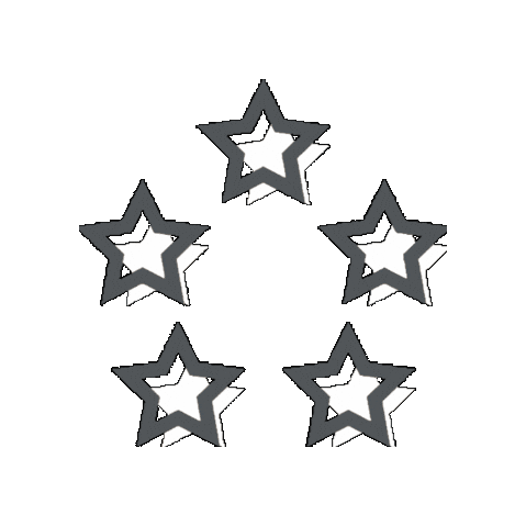 Five Stars Good Job Sticker by Einstein Moving