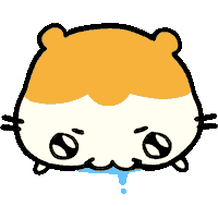 Hamster Eating Sticker