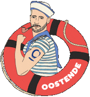 sailor coast Sticker by Kaart Blanche
