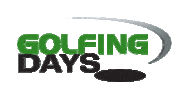 golfingdays golf golfing golfer golf ball Sticker