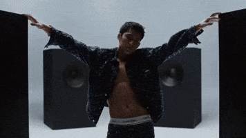Calvin Klein Photoshoot GIF