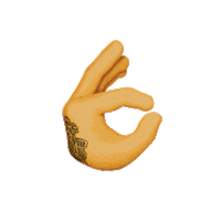 Emoji Ok Sticker by Nie Wieder Broke