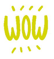 Wow Sticker