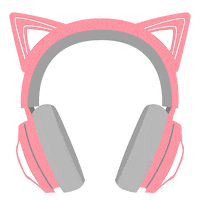 Kitty Headphones Sticker by Razer