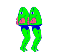 Happy Can Can Sticker by Tiny Fish Co.