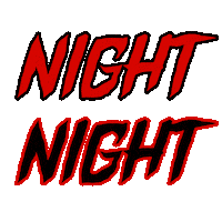 Scared Good Night Sticker by Animanias