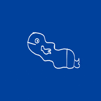 _tinoso flag fish swimming keep swimming GIF