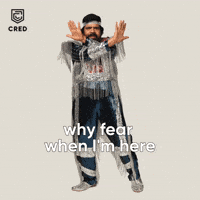 I Am Here Fear GIF by CRED