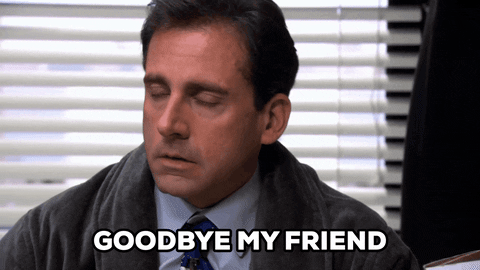 mikahsargent giphyupload the office goodbye michael scott GIF