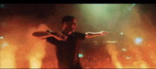 sonymusiccolombia party pizza jump martin garrix GIF