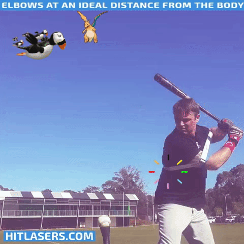hitting home run GIF by Laser Power Swing Trainer