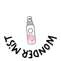 Rose Water Facial Mist Sticker by Wangsa Jelita