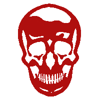 GYMREAPERS fitness workout gym skull Sticker
