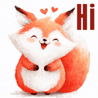 Red Fox Hello GIF