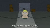 scared butters stotch GIF by South Park 