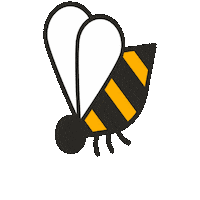 maevechocolate bee seattle honey bumblebee Sticker