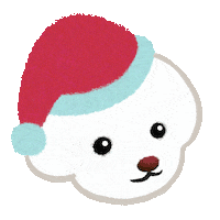 Merry Christmas Smile Sticker by pikaole